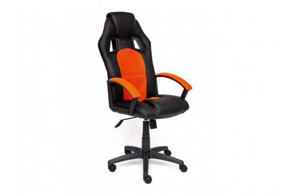 Кресло Driver черный/оранжевый