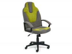Кресло Neo 3 флок серый/олива