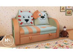 Детский диван Кот и Пёс