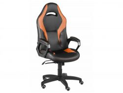 Кресло компьютерное Конкорд ультра черно-оранжевый