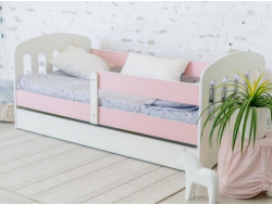 Кровать Малыш с ящиком розовый
