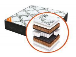 Матрас Mega кокос 20 TFK Black White 80х190