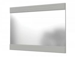 Зеркало навесное с декоративными планками Олимп Фисташковый