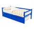 Кровать-тахта Svogen с ящиками синий