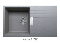 Кухонная мойка Tolero Loft TL750 Серый 701