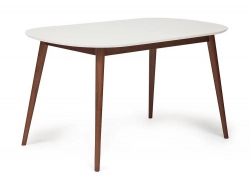 Стол обеденный Max Макс Белый-Коричневый
