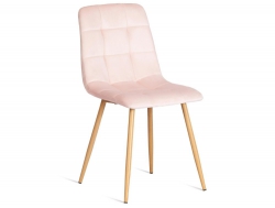 Стул Chilly mod. 7094-1 розовый/натуральный