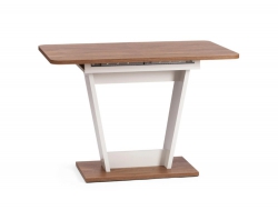 Стол обеденный FOX раздвижной Дуб Канзас/Пепел