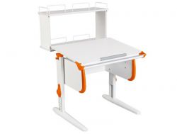 Парта СУТ.24-01-Д белый с оранжевым