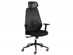 Кресло Matrix red ткань черный