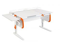 Парта СУТ.25-02 белый с оранжевым