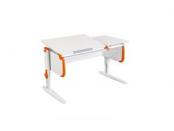 Парта СУТ 25 белый с оранжевым