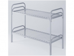 Кровать металлическая двухъярусная П-образная 38/32 1900*800 мм