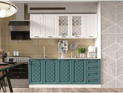 Кухня Агава МДФ 2000 акация белая-моренга