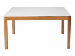 Стол Антила Морилка Дуб натуральный-Эмаль белая