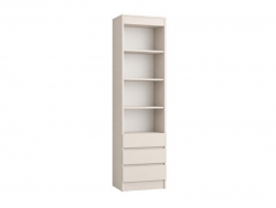 Шкаф книжный 3 ящика Бьерн 4 2200 кашемир
