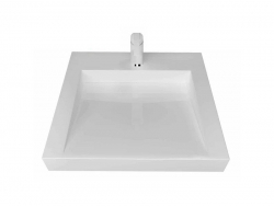 Раковина над стиральной машиной Breez 60 MySpace Белый Щелевой слив