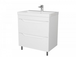 Тумба Сохо 60 напольная 2 ящика раковина Слим 60