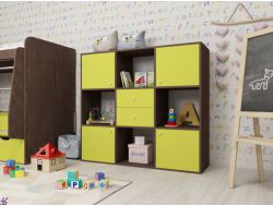 Стеллаж Джери бодего-лайм