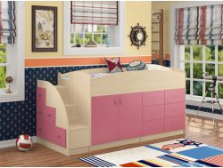 Кровать Дюймовочка 4 Розовый