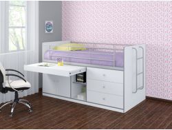 Кровать Дюймовочка 6 белый