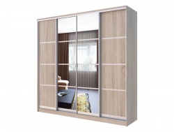 Шкаф-купе Хит 23-24/2-1551 с планками