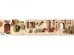 Кухонный фартук глянцевый R-06