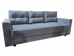 Диван Гранд-22 НПБ ткань Dora-07 серый