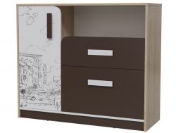 Комод с дверкой Арабика 4-44260