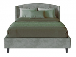 Кровать Севилья 1400 вариант 2 Тифани серый