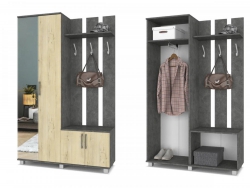 Прихожая Лира Камень темный - Ирландский дуб