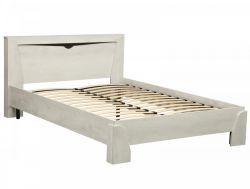 Кровать 33.09 Лючия с ортопедическим основанием 1200 бетон