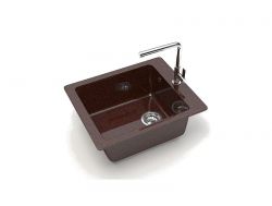 Мойка прямоугольная Линди Z8Q16 шоколад