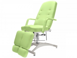 Кресло педикюрное Гармония-1 гидравлика Анатомическая зеленый