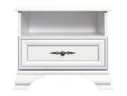 Тумба прикроватная S320-KOM1S Кентаки Белый