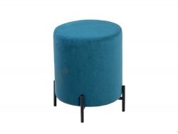 Пуф Сантал круглый на опоре из крашеного металла
