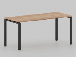 Стол с эффектом парения Лофт П-образные опоры черные ЛО.Кпп_8 800х1800 мм