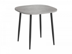 Стол нераздвижной Уго ЛДСП Бетон Чикаго светлый опоры Сканди