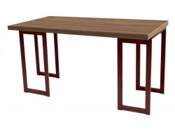 Стол Трансформер металлический шимо темный шоколад