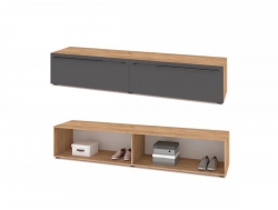 Тумба Стоун С72 Золотой дуб - Графит