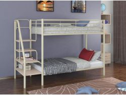 Двухъярусная кровать Толедо слоновая кость-дуб молочный