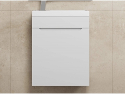 Тумба с раковиной Uperwood Tanos 40 см матовая белая